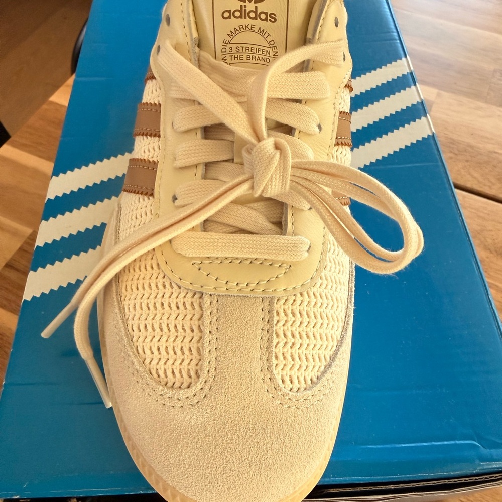Adidas Beige and Brown Sneakers